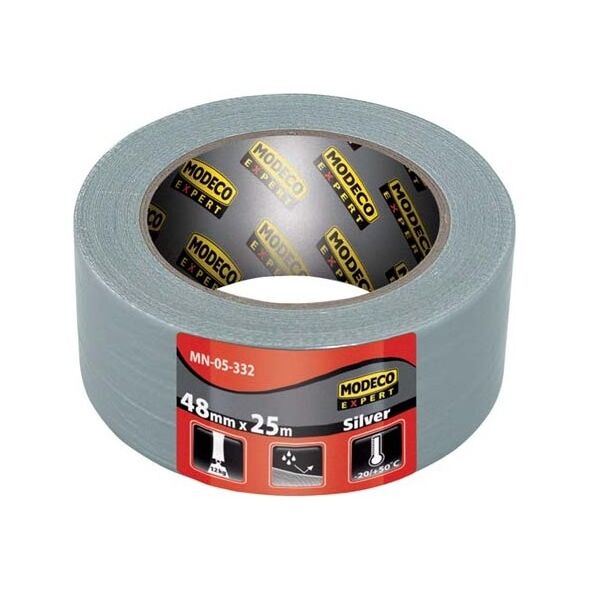 Modeco Taśma uniwersalna DUCT TAPE srebrna 48mm x 25m MN-05-332