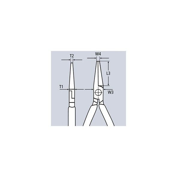 Knipex Szczypce płaskie wydłużone 160mm izolowane (30 16 160)