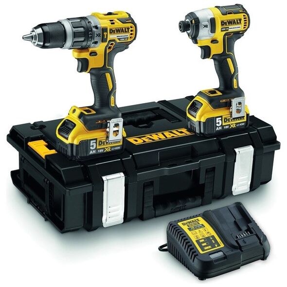 Zestaw elektronarzędzi Dewalt 6-elementowy (DCK266P2)