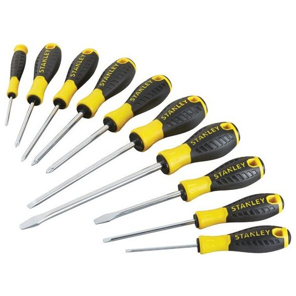 Stanley Zestaw wkrętaków Essential 10 sztuk (STHT0-60211)