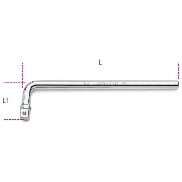 Beta Tools Pokrętło fajkowe typu L 1/2" 230mm (009200858)