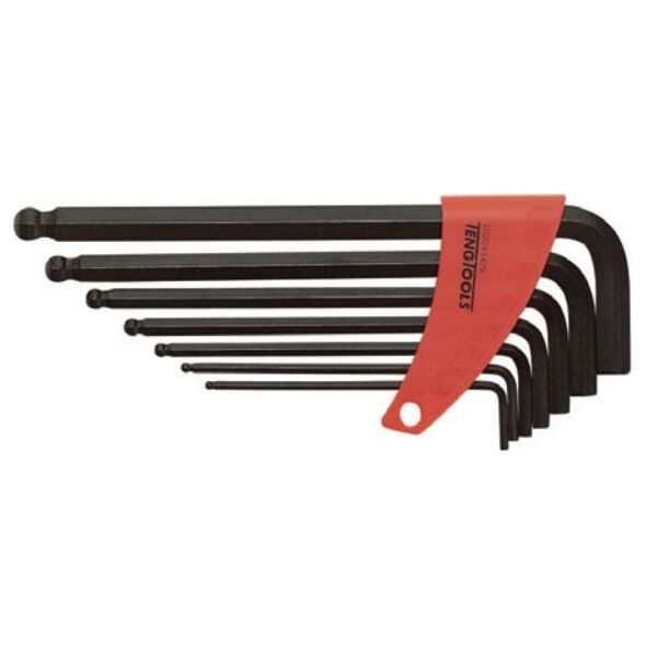 Teng Tools Zestaw kluczy imbusowych hex typ L 2,5 - 10mm z kulką 7szt. (109550103)