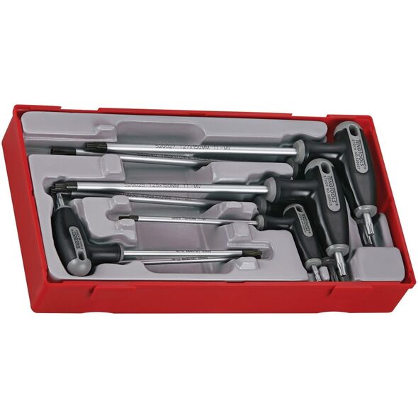 Teng Tools Zestaw kluczy trzpieniowych torx typ T T10 - T40 z otworem 7szt. (68920107)