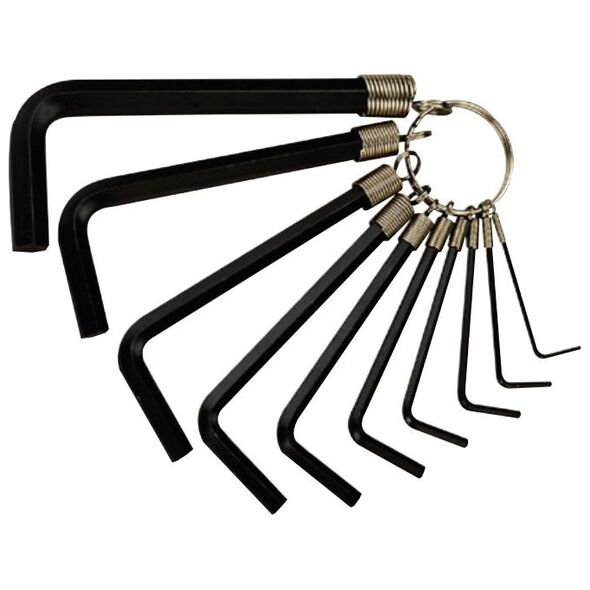 Teng Tools Zestaw kluczy imbusowych hex typ L 1/16 - 3/8" 10szt. (105820203)
