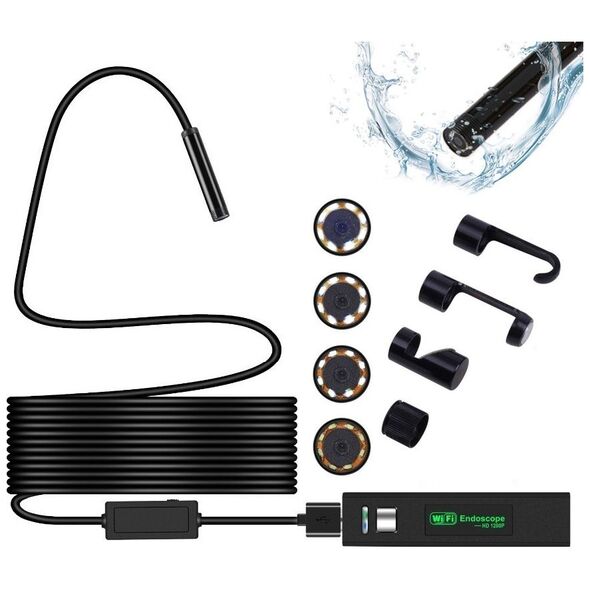 Xrec Endoskop / Kamera Inspekcyjna / Wi-fi Usb 1200p 8mm - 10 Metrów