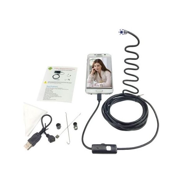 Xrec endoskop, kamera inspekcyjna do telefonu na android usb 3,5m 5.5mm (SB4615)