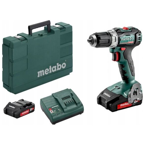 Wiertarko-wkrętarka Metabo BS 18 L BL 18 V 2 x akumulator 2 Ah