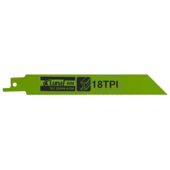 Luna Brzeszczoty szablaste bimetalowe, do metalu 200x19x0,9 z 18 (5 szt.)