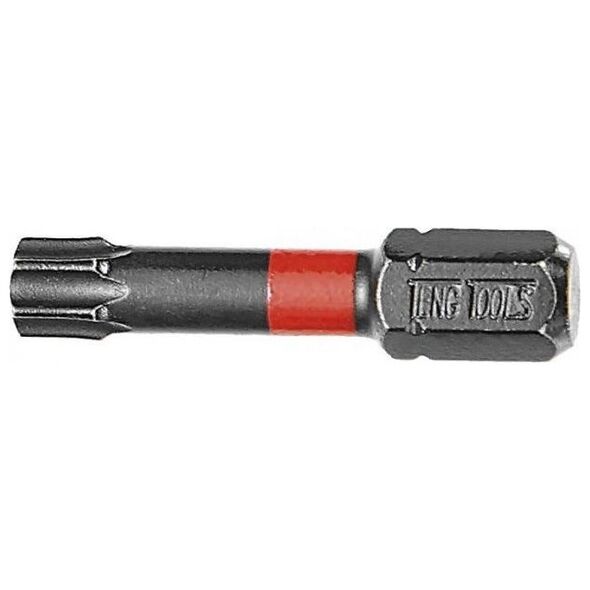 Teng Tools Grot udarowy 1/4" TX25 30 mm (5 szt.)
