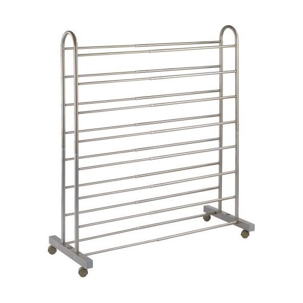 Wenko stojak na buty Giant 67-116 x 125,5 x 43 cm stal nierdzewna srebrna