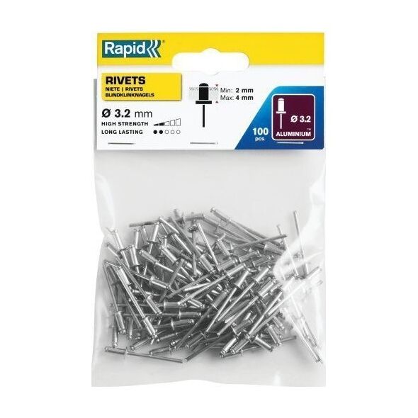 Rapid Nity Rapid standardowe ?3,2 x 8 mm - opakowanie 100 szt.