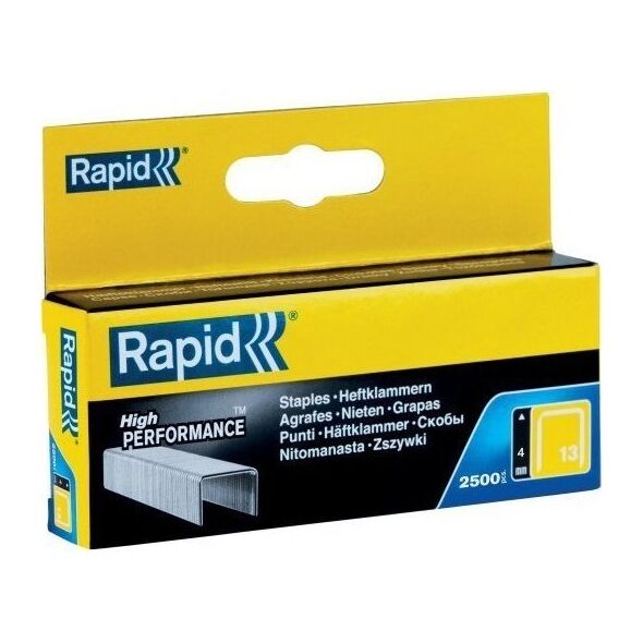 Rapid Zszywki Rapid z drutu cienkiego nr 13 (4 mm) - 2500 szt.