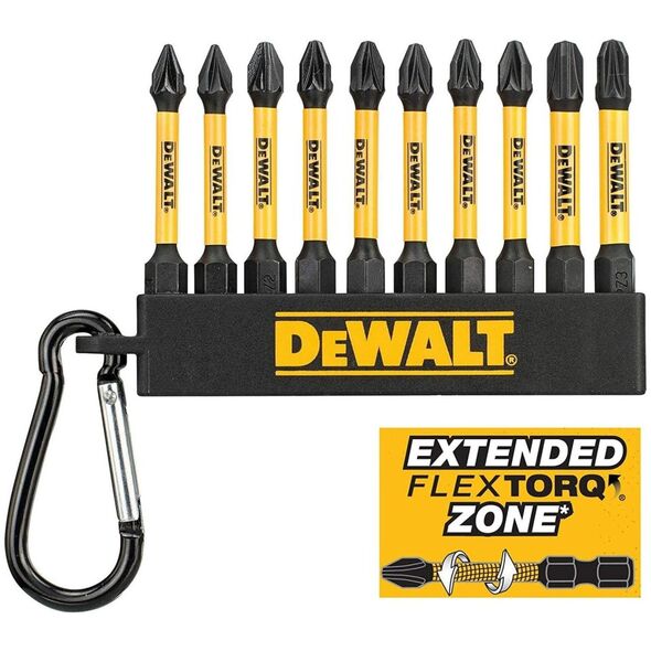 Dewalt Zestaw końcówek LEXTORQ 10 szt.