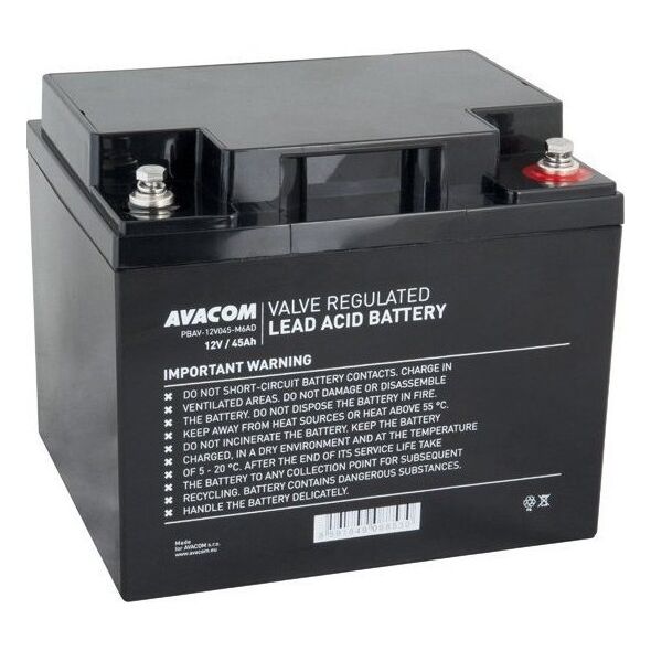Avacom Avacom baterie DeepCycle, 12V, 45Ah, PBAV-12V045-M6AD