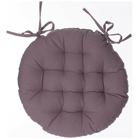 Atmosphera Poduszka na krzesło 38cm okrągła taupe