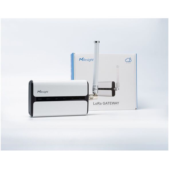 MILESIGHT Milesight UG65-L04EU Bramka LoraWan z modem LTE IP65 Wi-Fi PoE MQTT VPN Programowalna w Python SDK Node-RED 2* Antena wewnętrzna 1*Antena Zewnętrzna