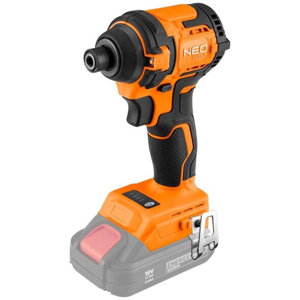 Klucz udarowy Neo Zakrętarka udarowa bezszczotkowa 18V, 300Nm, hex ??, compact, Energy+, bez akumulatora