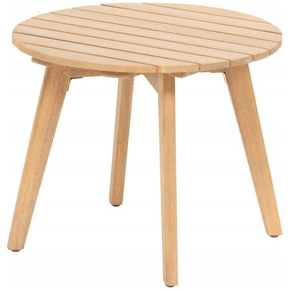 DLGTP Stolik ogrodowy z drewna akacji OLVINIA, Ø 40 cm