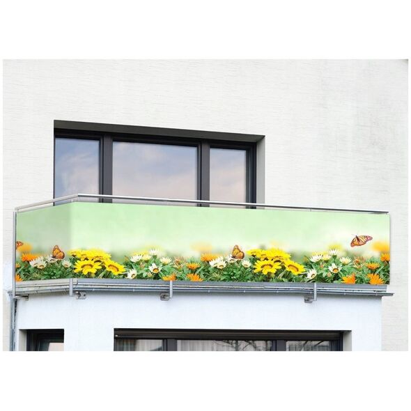 Maximex Osłona na balkon w motyle, 5 m x 85 cm