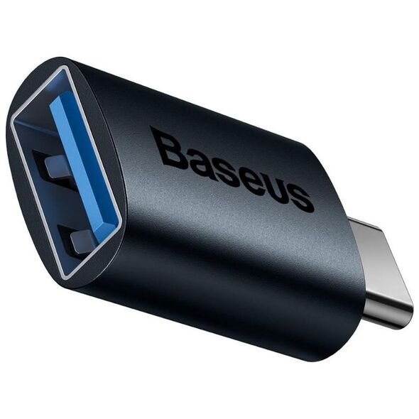 Baseus Ingenuity Converter USB-C male to USB-A female Blue (ZJJQ000003) (BASZJJQ000003) έως 12 άτοκες Δόσεις