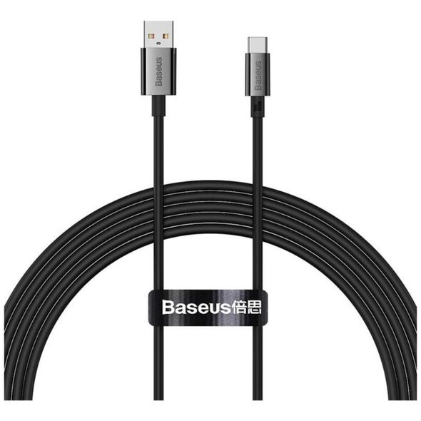 Baseus Cable USB to USB-C Superior 100W 2m Black (P10320102114-02) (BASP10320102114-02) έως 12 άτοκες Δόσεις