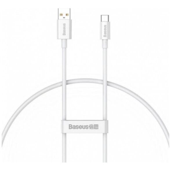 Baseus Cable USB do USB-C Superior 100W 0.25m (white) (P10320102214-00) (BASP10320102214-00) έως 12 άτοκες Δόσεις