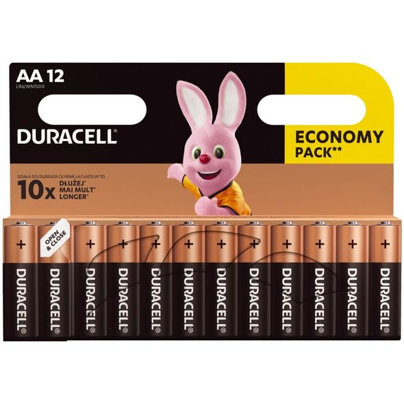 Duracell Bateria Basic AA / R6 1500mAh 12 szt.