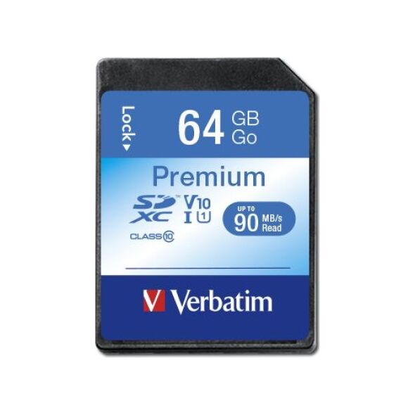 Karta Verbatim Premium SDXC 64 GB Class 10 UHS-I/U1  (44024)
