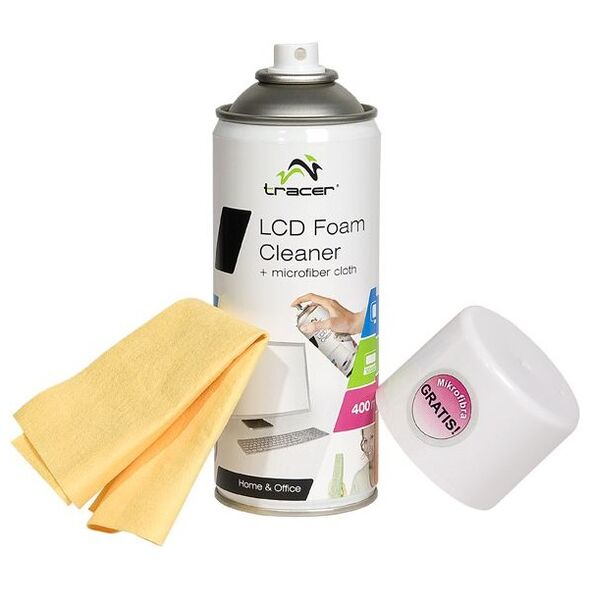 Tracer Pianka 400ml + ściereczka do ekranów LCD/TFT (TRASRO42106)