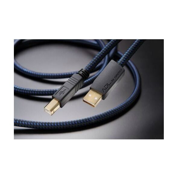 Kabel USB Furutech ADL USB-A - USB-B 0.6 m Czarny