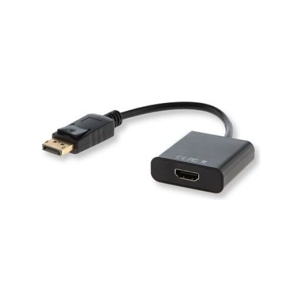 Adapter AV Savio DisplayPort - HDMI Czarny (CL-55)