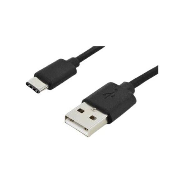 Kabel USB Digitus USB-A - USB-C 1.8 m Czarny (AK-300136-018-S)