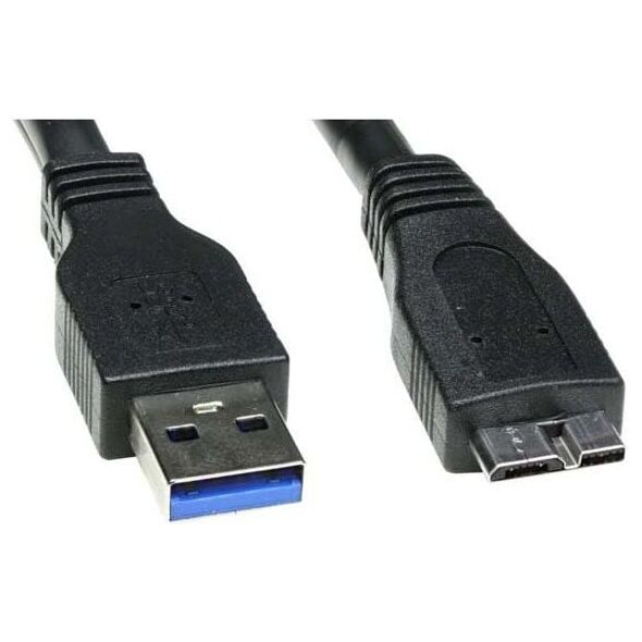 Kabel USB Logo USB-A - microUSB 2 m Czarny