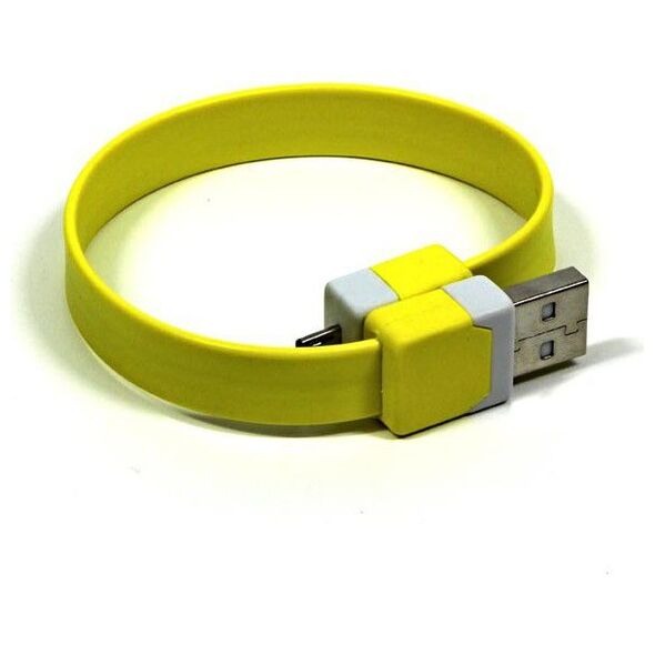 Kabel USB Neutralle USB-A - microUSB 0.25 m Żółty