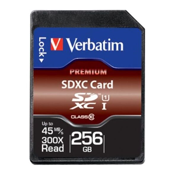 Karta Verbatim Premium SDXC 256 GB Class 10 UHS-I/U1  (44026)