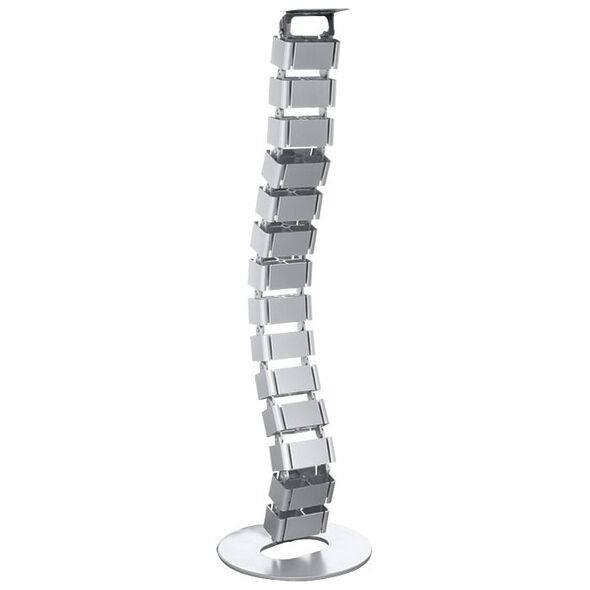 Organizer LogiLink Spirala na przewody Srebrny 1 sztuka  (KAB0065)