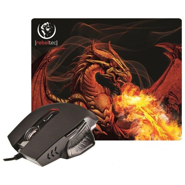 Mysz Rebeltec Red Dragon  (RBLMYS00036)