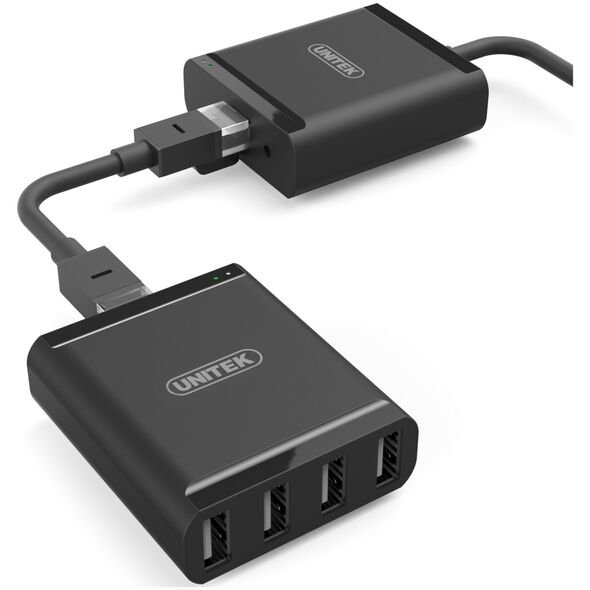 Adapter USB Unitek Y-2516 USB - USB Czarny  (Y-2516)