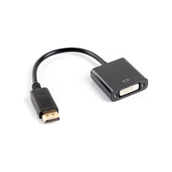 Adapter AV Lanberg DisplayPort - DVI-D czarny (AD-0007-BK)