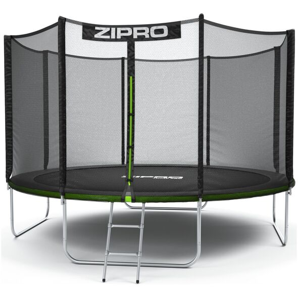 Trampolina ogrodowa Zipro Jump Pro z siatką zewnętrzną 12FT 374cm