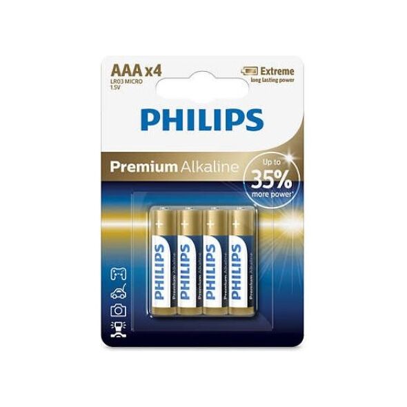 Philips Bateria AAA / R03 4 szt.