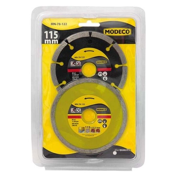 Modeco Ściernice diamentowe 115mm 2szt. MN-78-122
