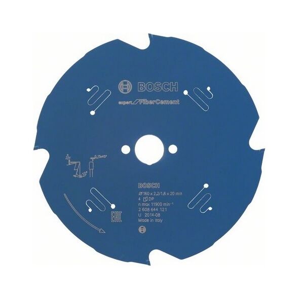 Bosch Tarcza pilarska Expert for Fiber Cement 160 x 20mm 4z (2608644121)
