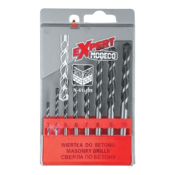Wiertło Modeco do betonu walcowe 7 4 5 3 6 10 8 9mm zestaw (MN-61-109)