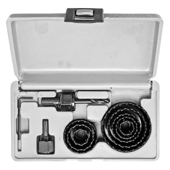 Modeco Komplet wierteł koronowych z wiertłem pilotującym 19-64mm 8szt. - MN-65-622