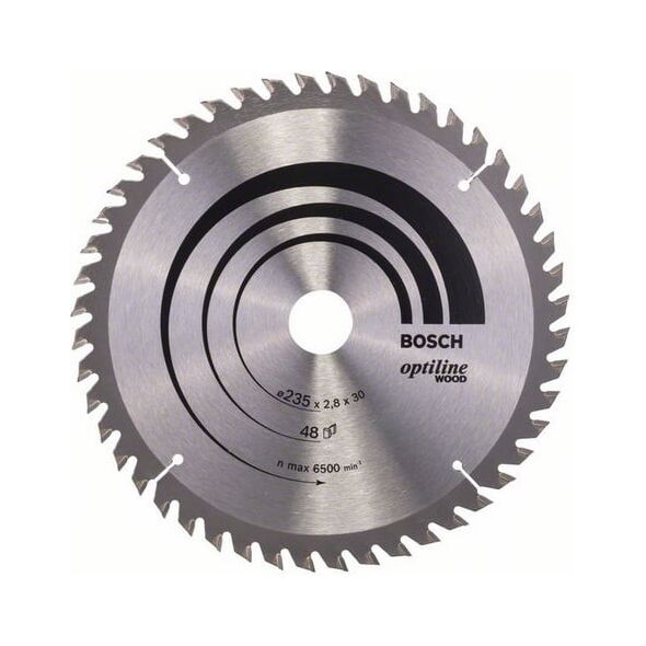 Bosch Tarcza pilarska Optiline Wood 235x30x2,8mm 48z. (2608640727)