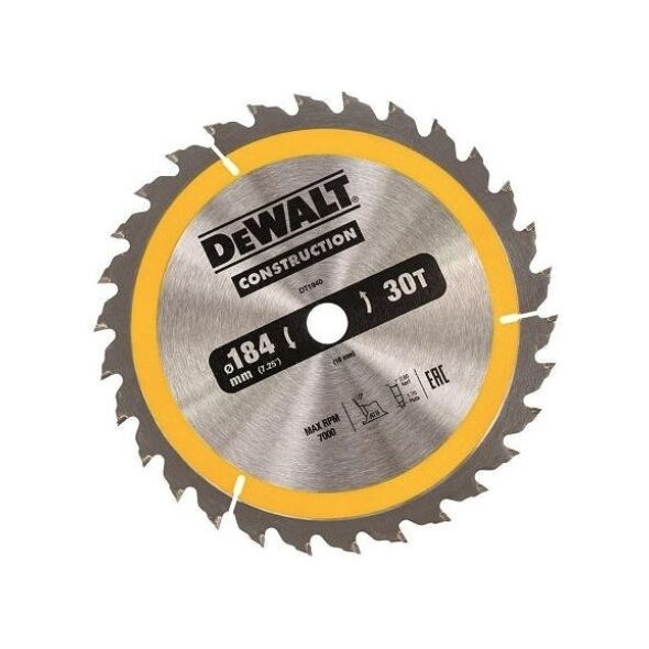 Dewalt Piła tarczowa 184x16mmx30z - DT1940-QZ