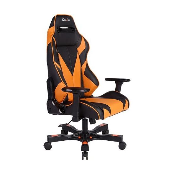 Fotel Clutch Chairz Gear Series Bravo pomarańczowy (GRB66BO)