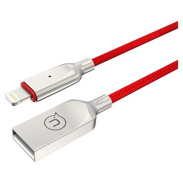 Kabel USB Usams USB-A - Lightning 1.9 m Czerwony (IPYSUSB203)