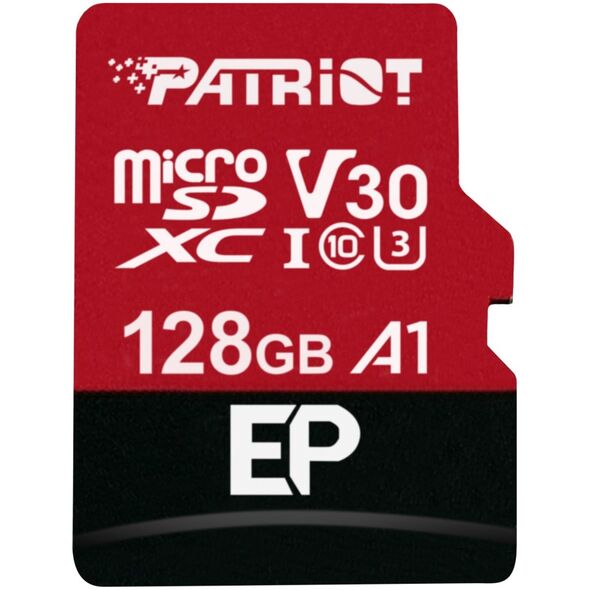 Karta Patriot EP Series MicroSDXC 128 GB Class 10 UHS-I/U3 A1 V30 (PEF128GEP31MCX)